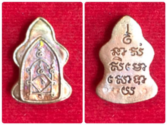 รูปเต่านะหน้าทอง เนื้อสัมฤทธิ์ หลวงปู่นาค วัดดอนเสือ ปี 2558