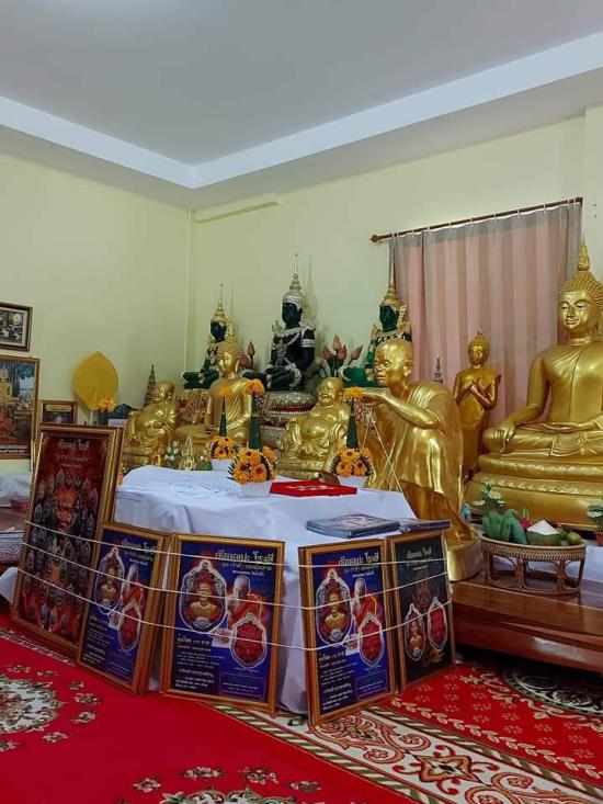 รูปชุดเซียนอาแป๊ะ โรงสี รุ่นเจ้าสัวทองพันล้าน หลวงพ่อทอง วัดบ้านไร่